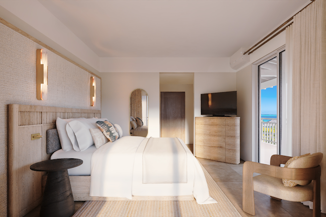 Two Bedroom Ocean View Suite Bedroom