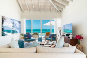 Two Bedroom Beachfront Villa Deluxe - Living Area