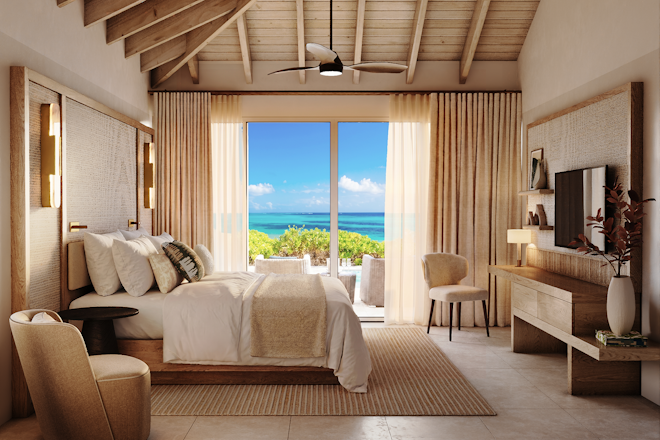 Four Bedroom Beachfront Villa Bedroom