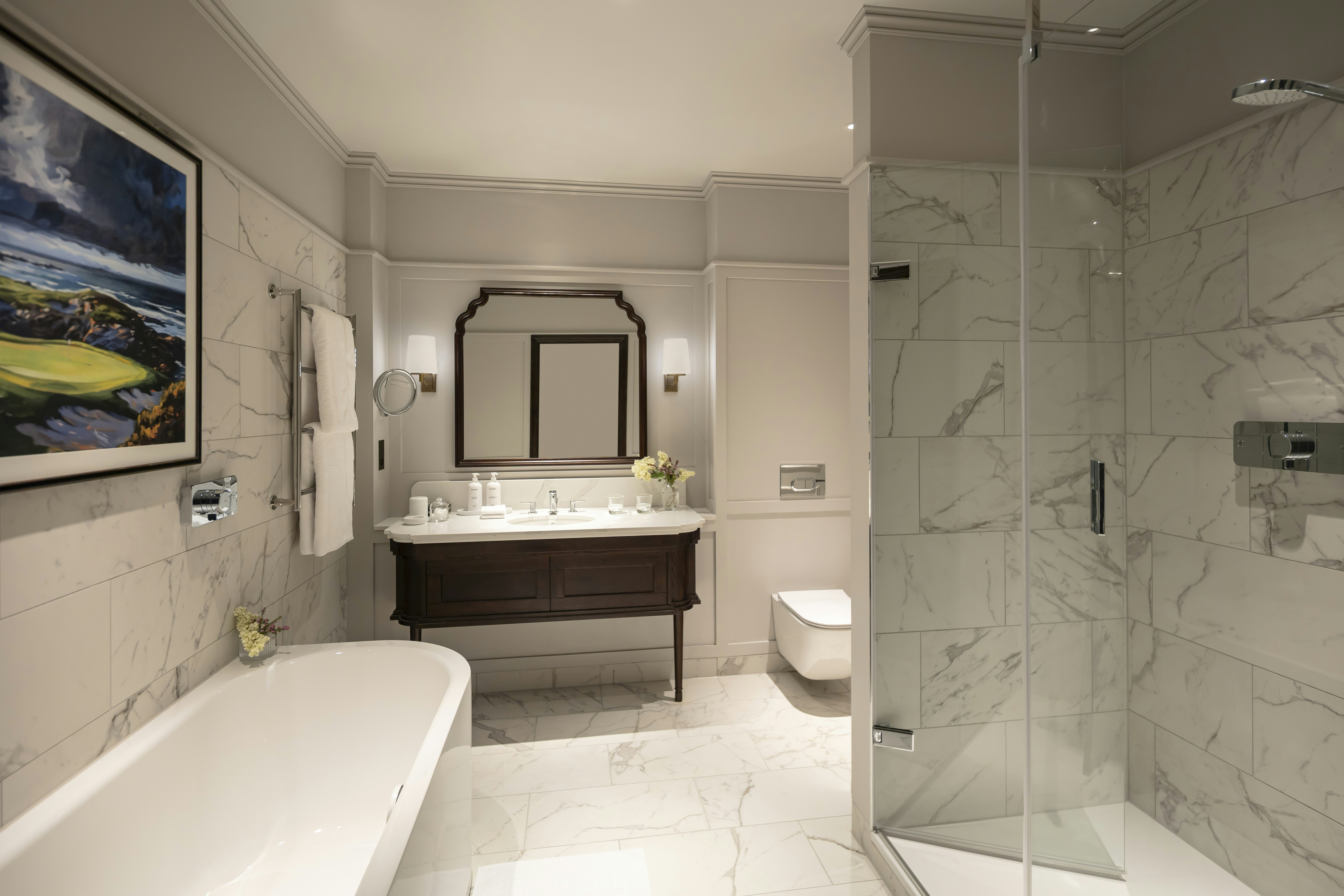 Suite with Garden View and Private Terrace - Bathroom