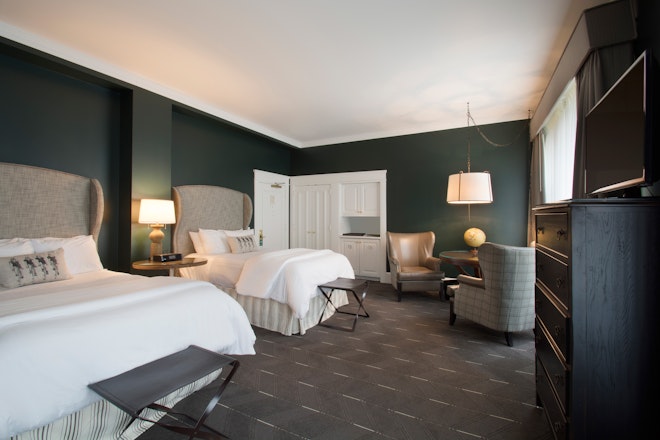 Premier Two Double Beds - Bedroom