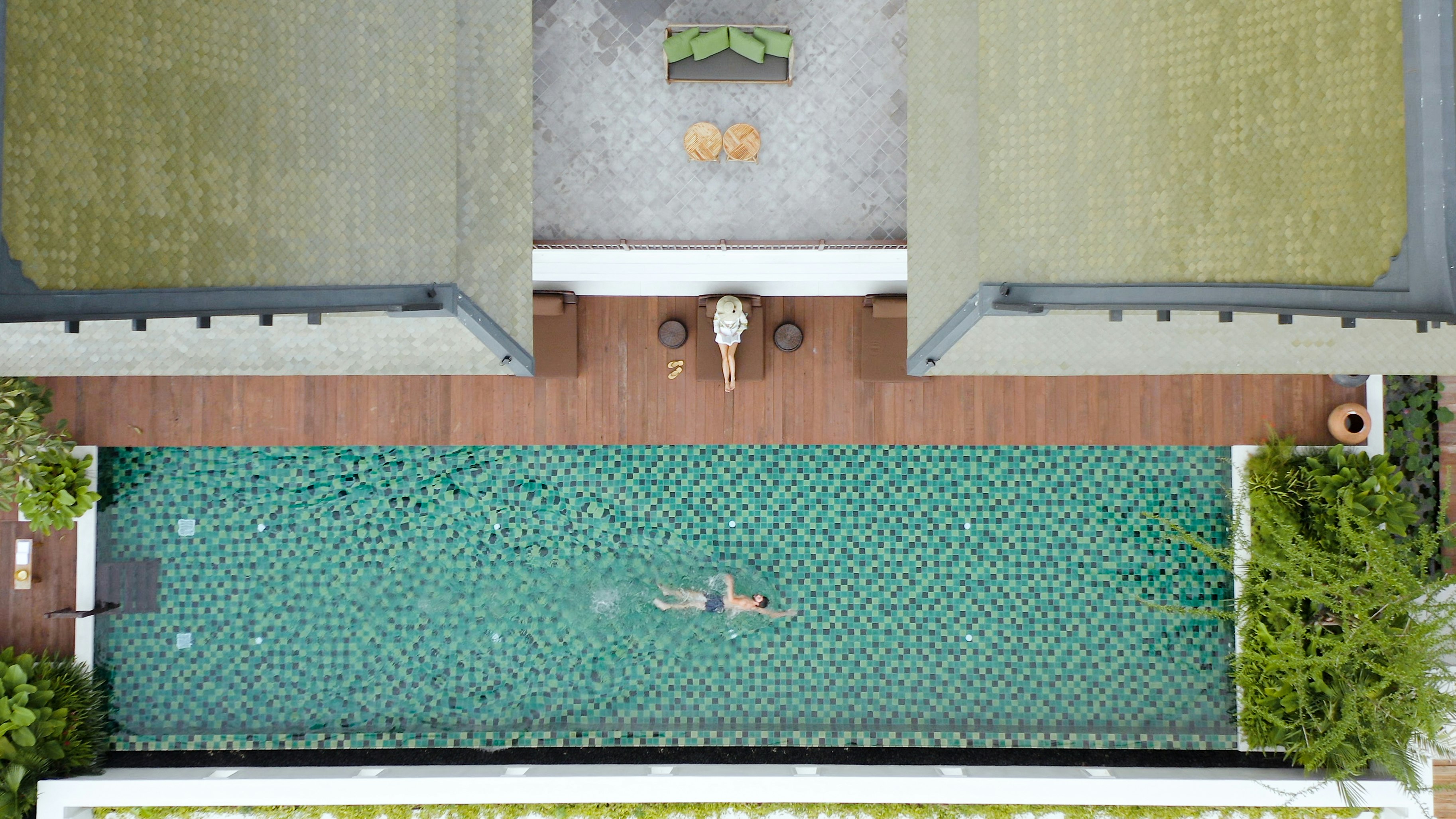 Pool - Aerial View