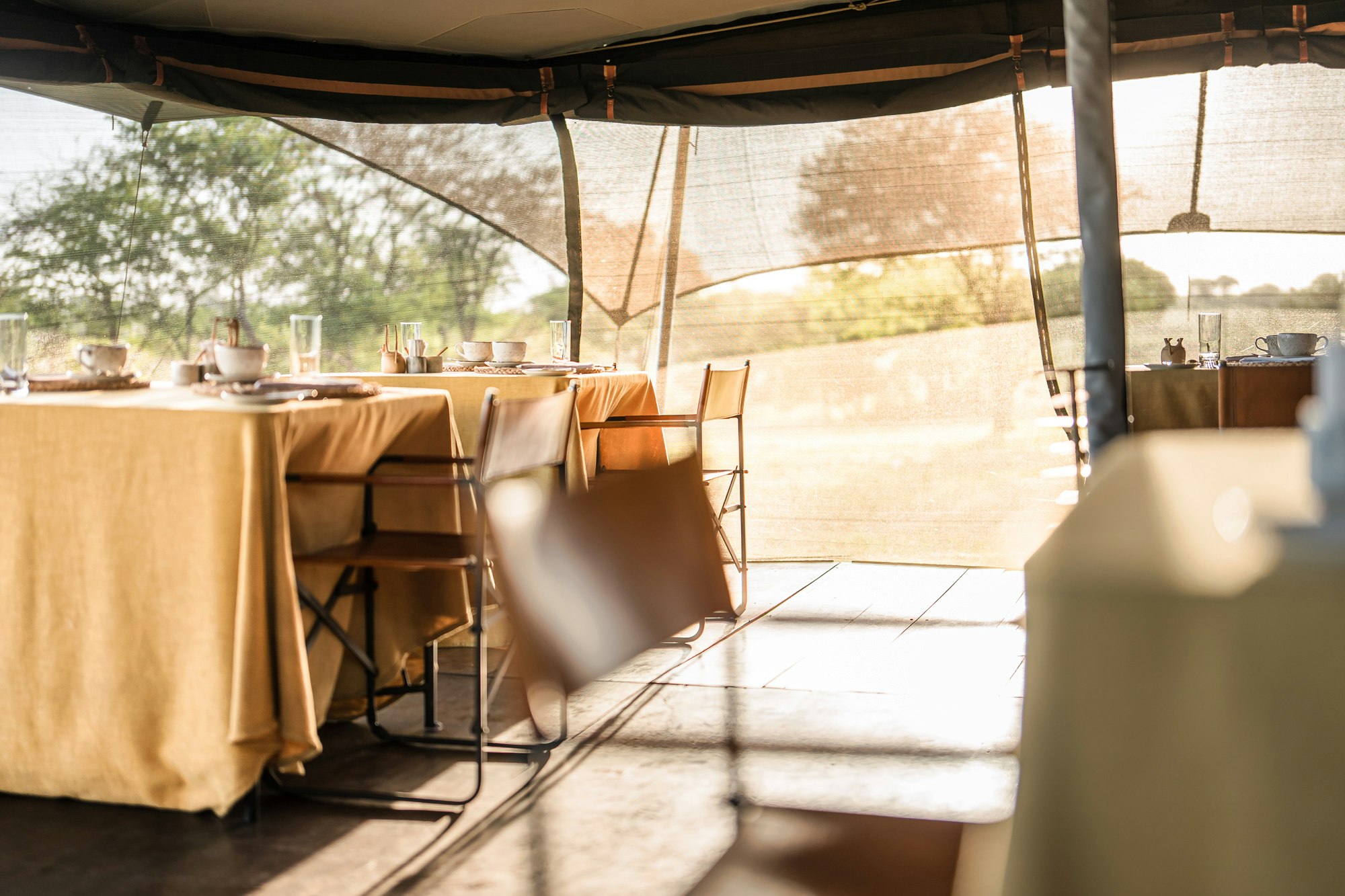 Dining Tent - Interior