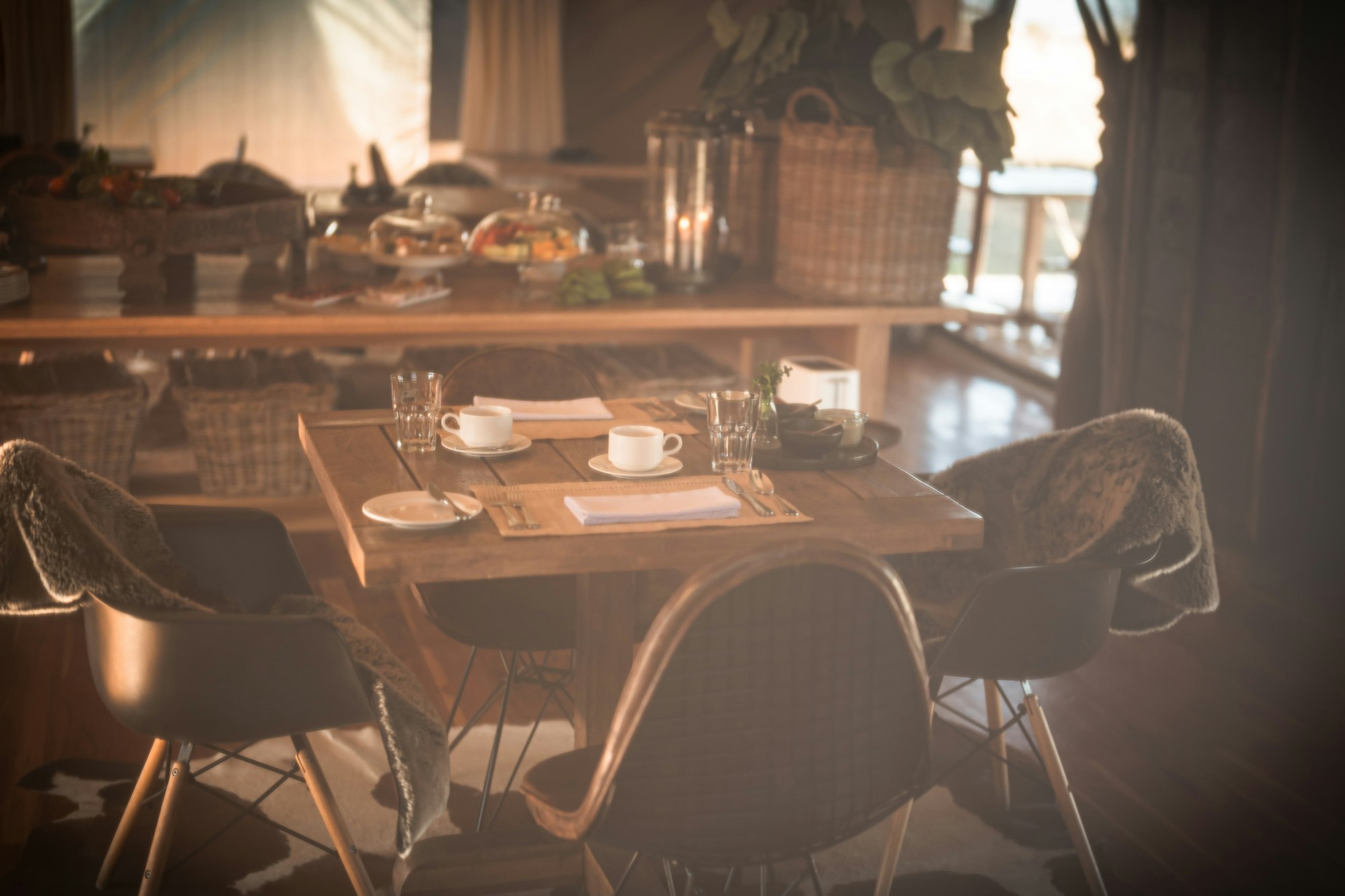 Dining Tent - Interior