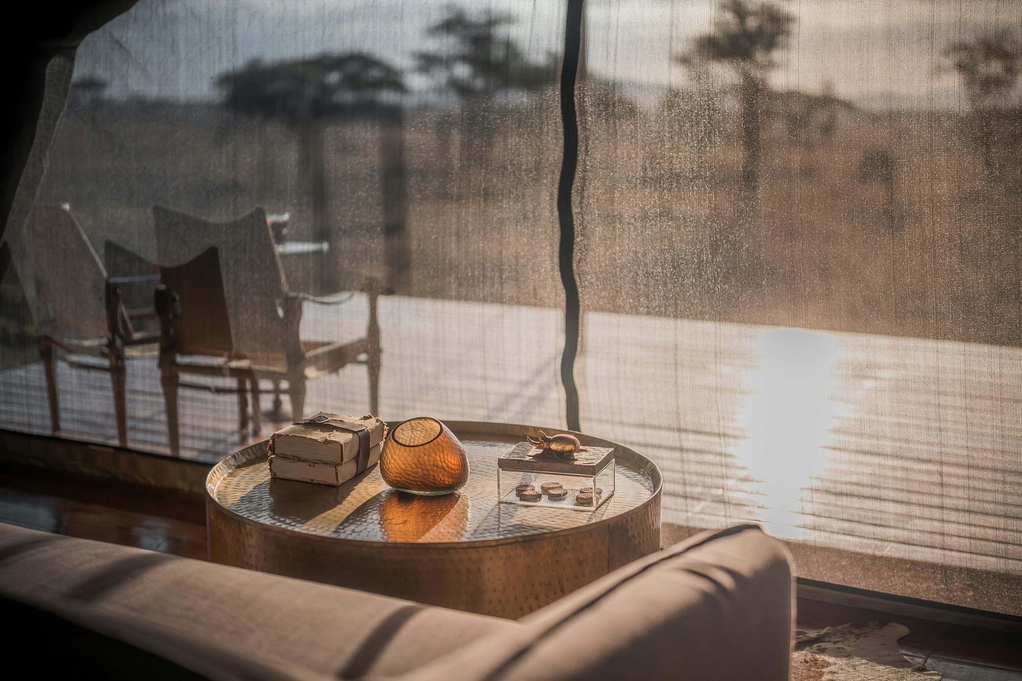 Standard Tent View - Living Area