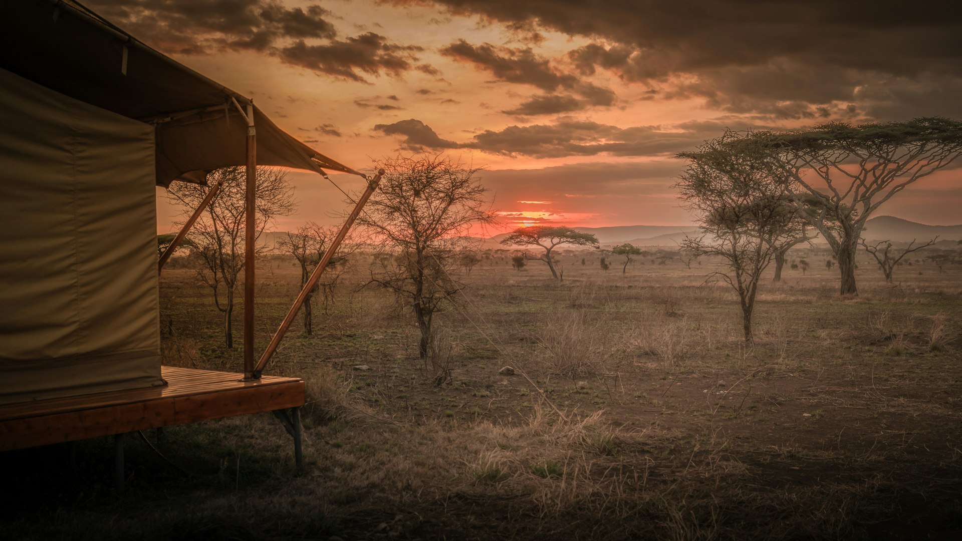 Siringit Serengeti Camp - Sunset