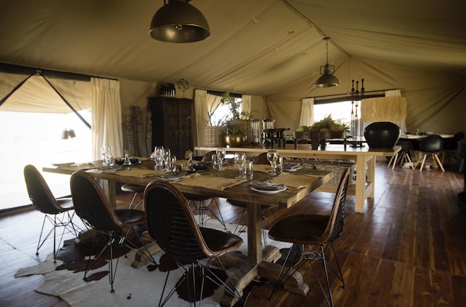 Dining Tent - Interior