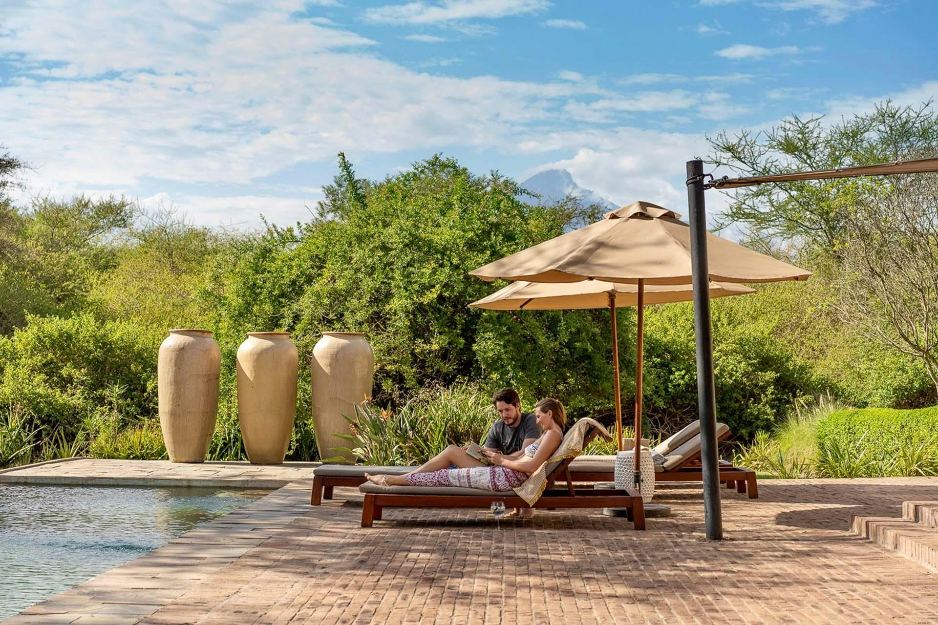 Pool Area with Mount Meru View