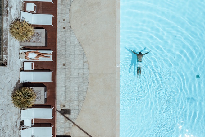 Aerial Pool View