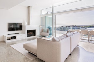 3 Bedroom Ocean View Villa - Living Area