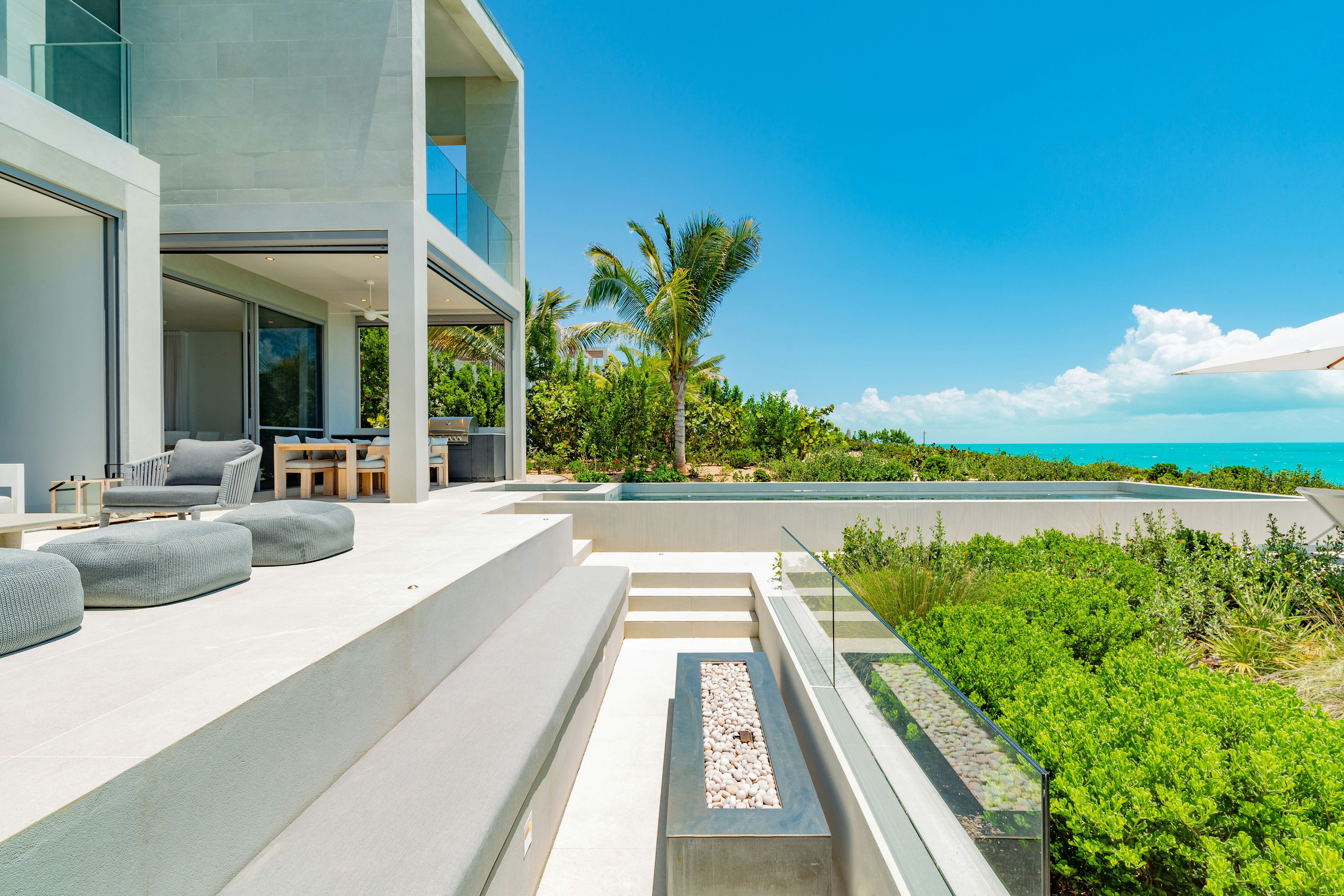 Ocean Estate Reef - Outdoor Fireplace