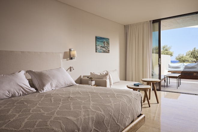 Olives and Sea Villa Private Pool Sea View - Bedroom