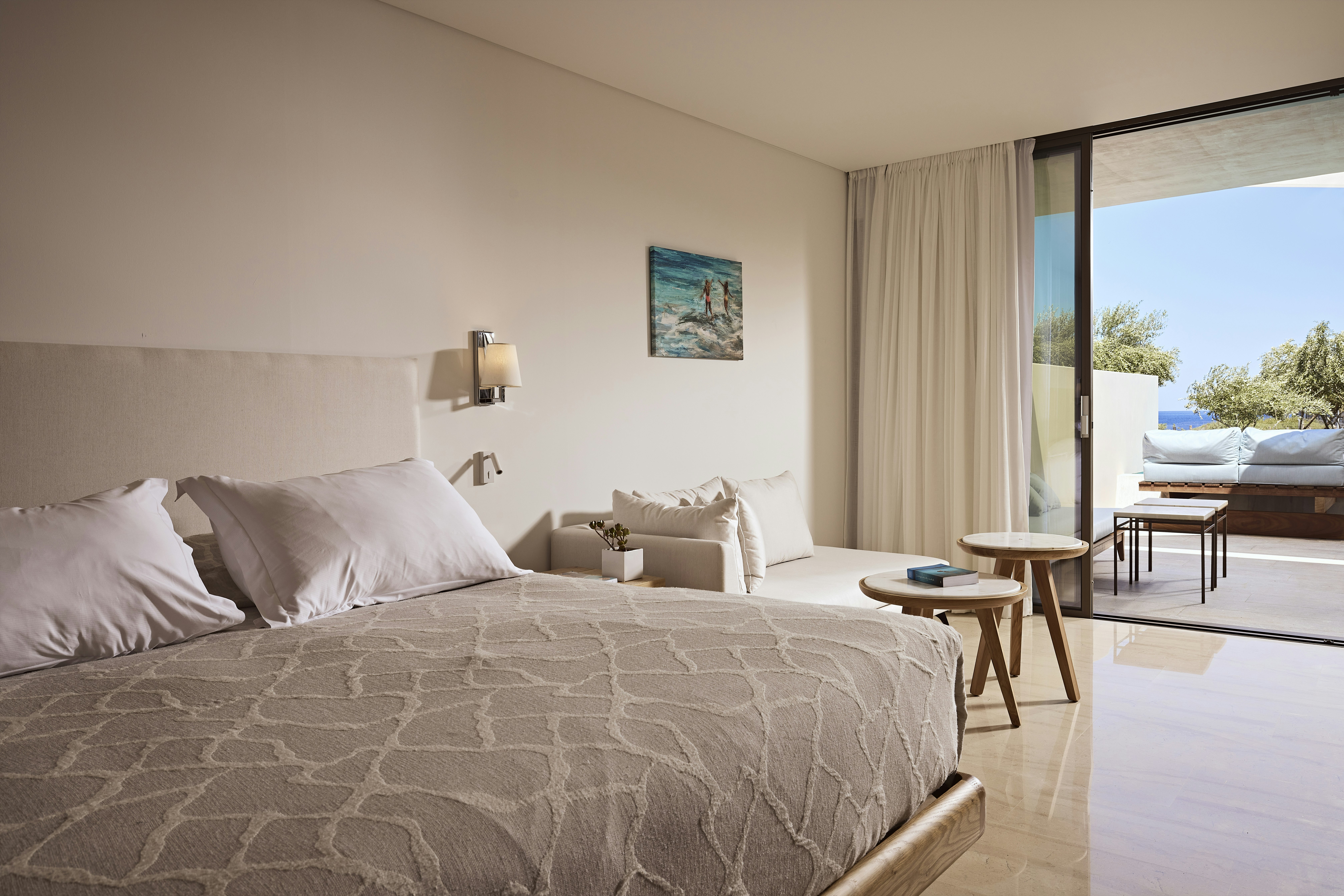 Olives and Sea Villa Private Pool Sea View - Bedroom