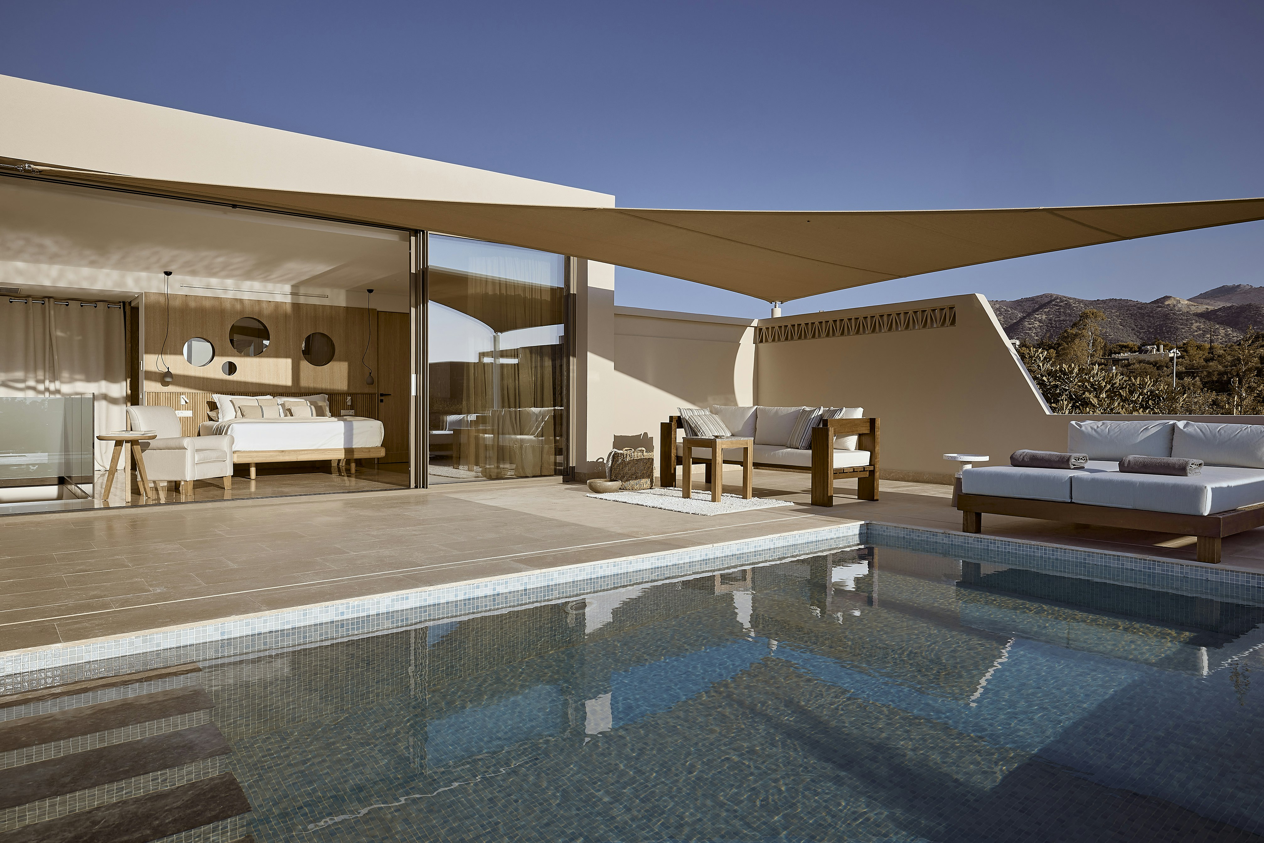 Olives and Sea 2 Bedroom Villa Private Pool Harbour/Sea View - Pool