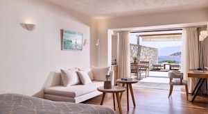 Classic Studio Private Pool Sea View - Living Area