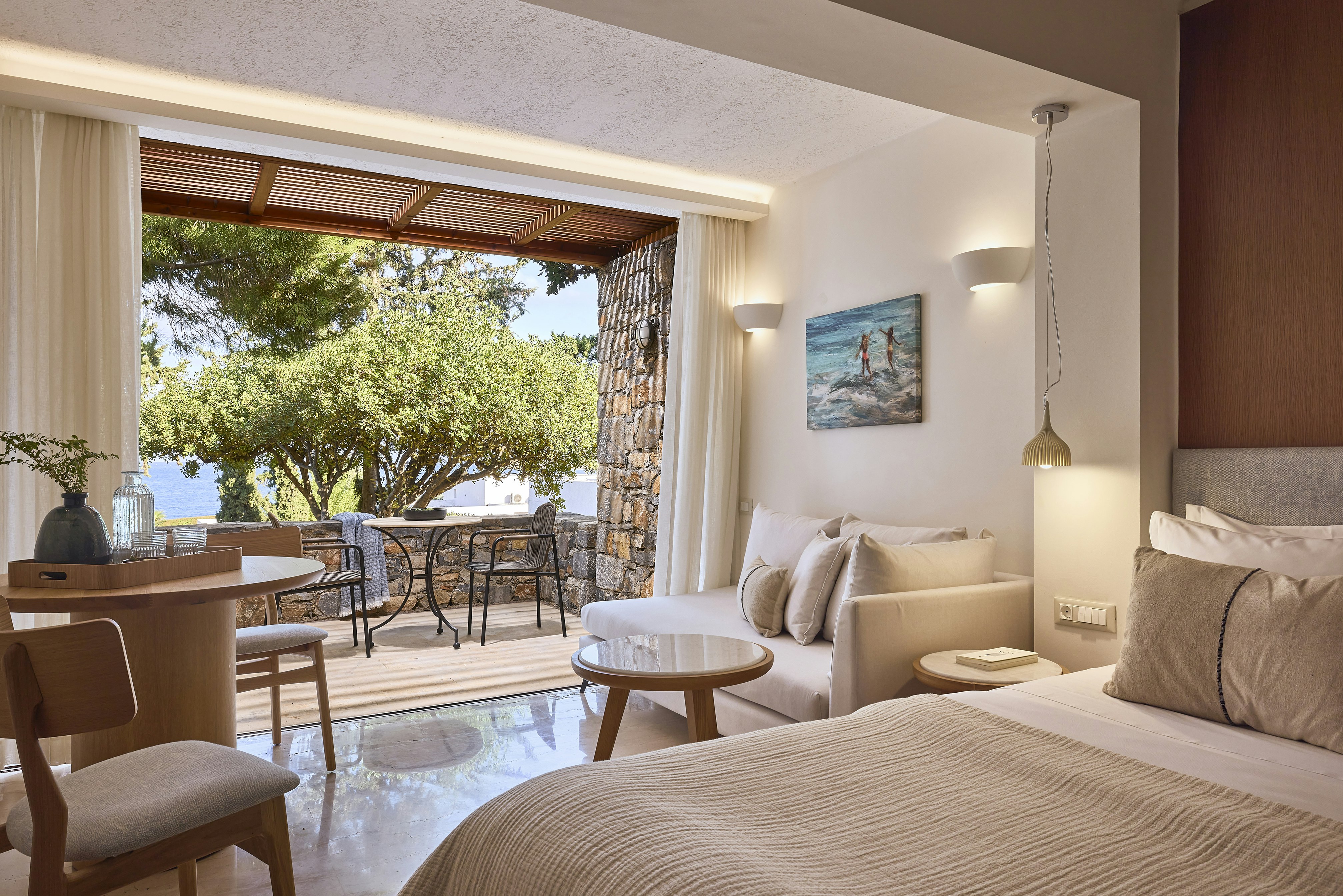 Classic Double Room Limited Sea View - Bedroom