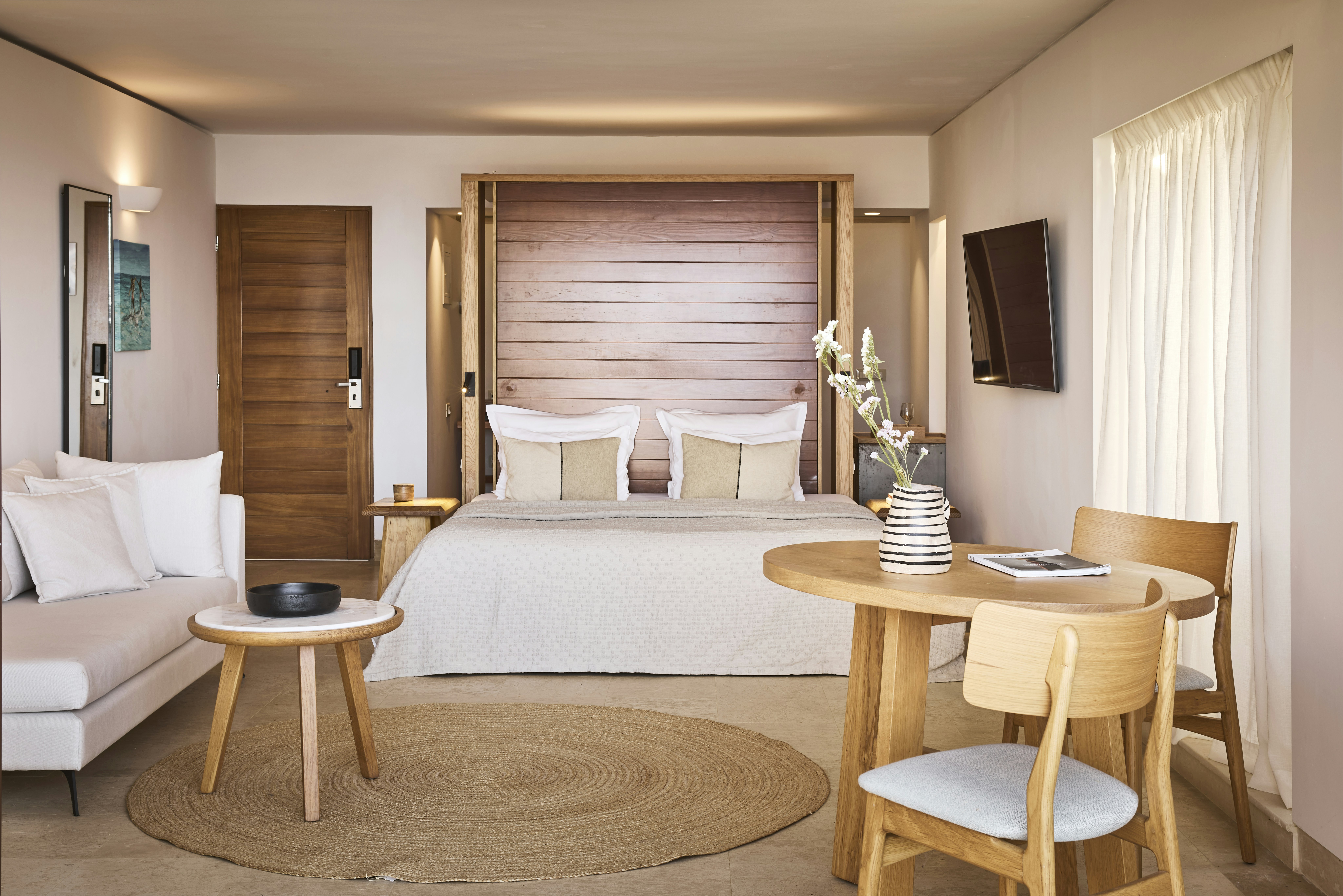 Club Studio Private Pool Seafront - Bedroom