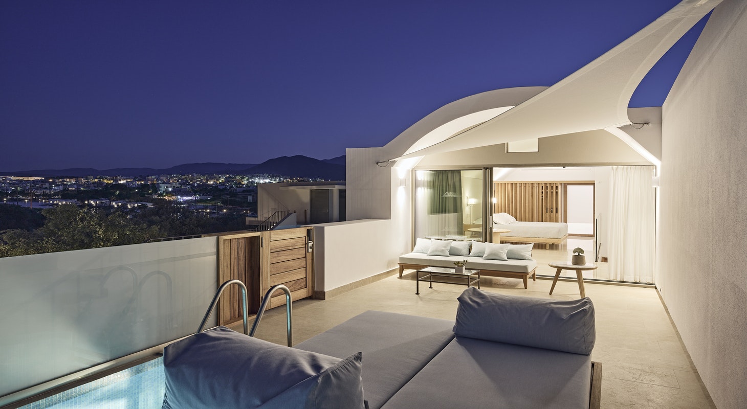 Olives and Sea Suite 2 Bedroom Private Pool Sea View - Terrace