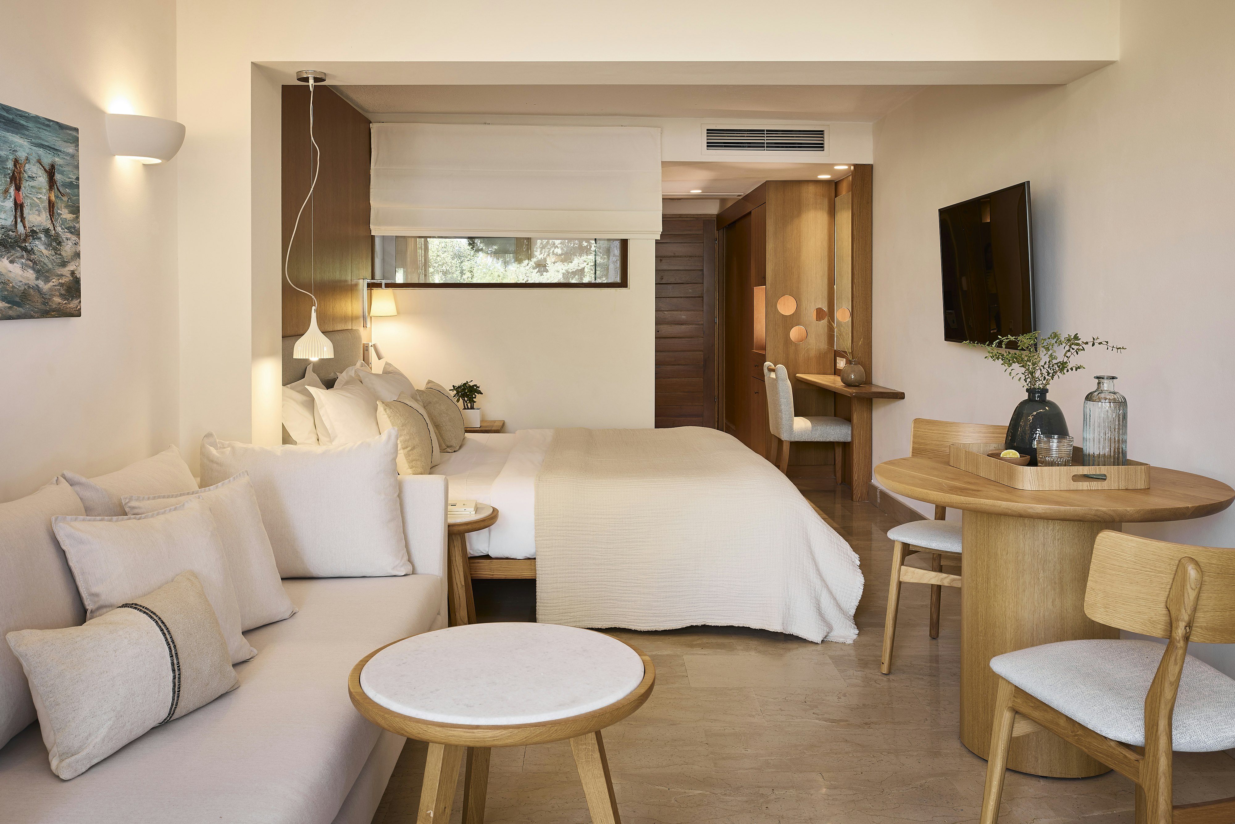 Classic Double Room Limited Sea View - Living Area