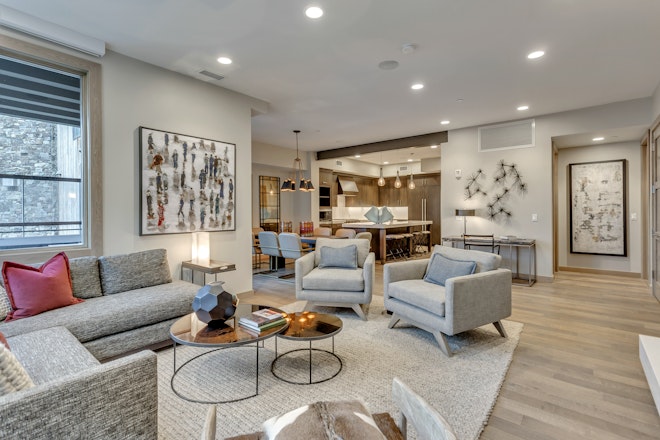 Premium Three Bedroom Suite with Two Twins - Living Area