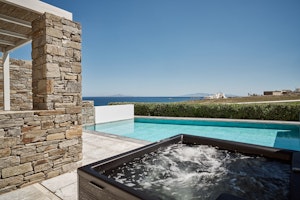 Honeymoon Suite Private Pool Sea View with Hot Tub - Hot Tub