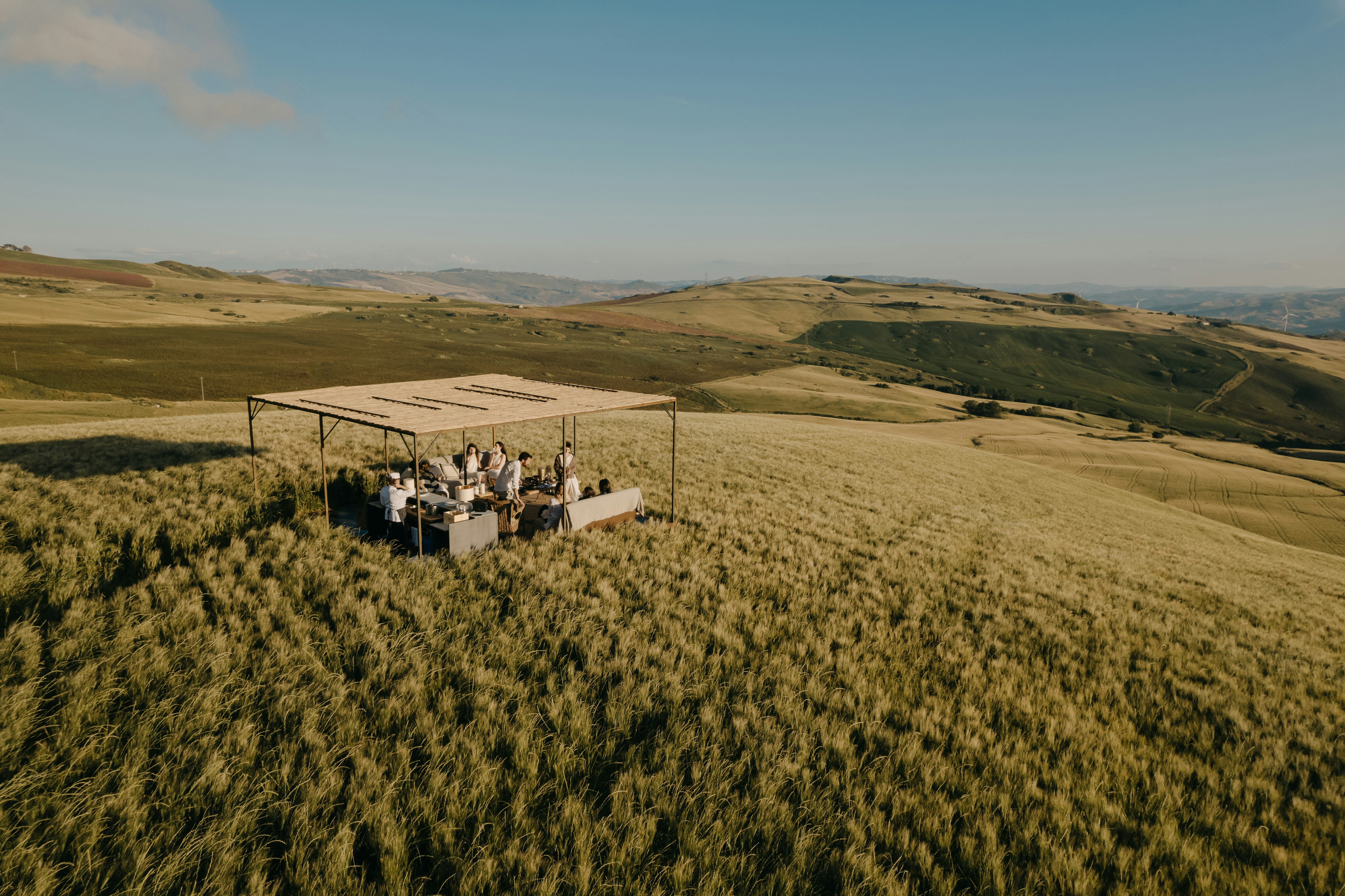 Aperitivo in the fields