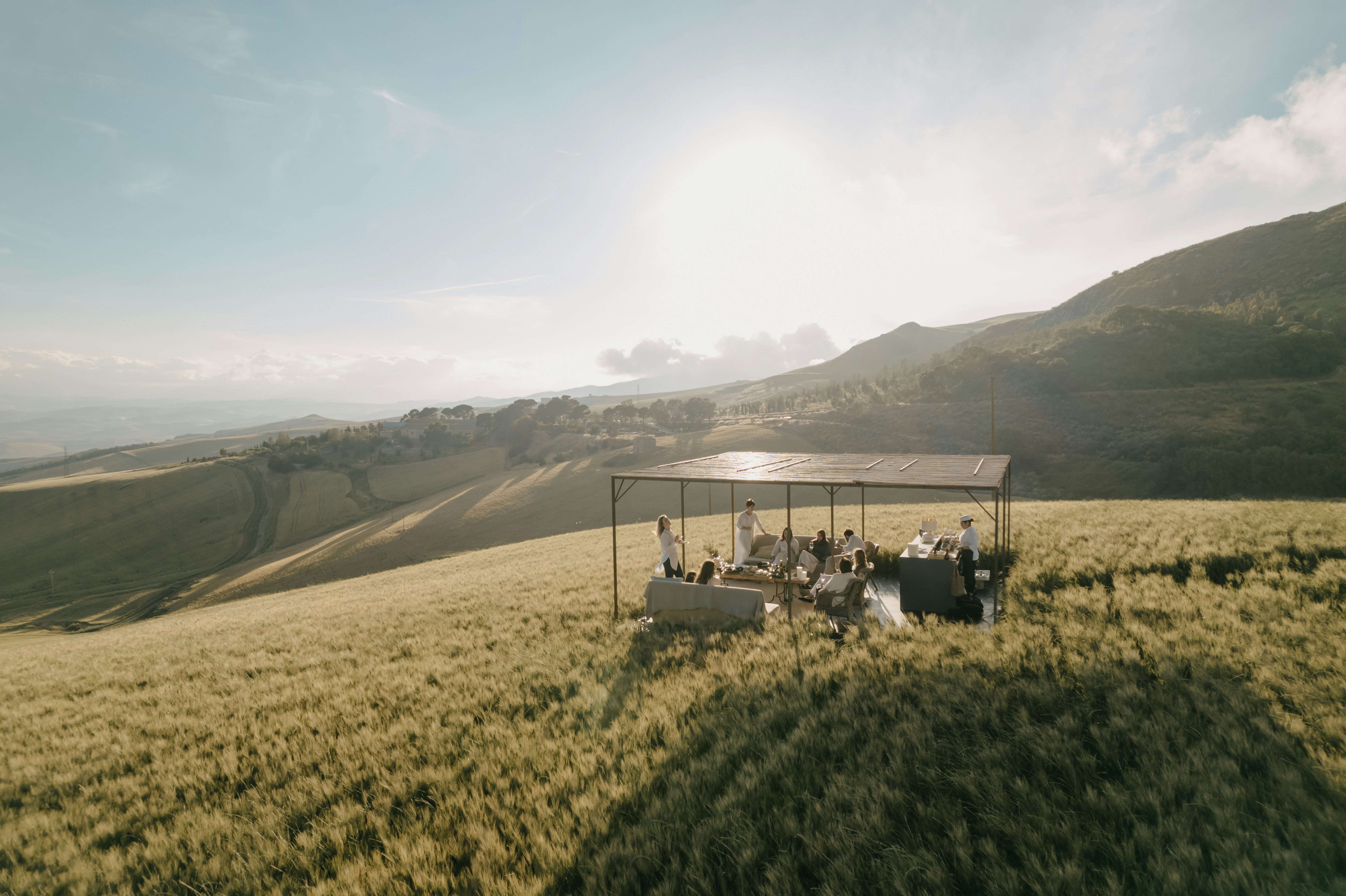 Aperitivo in the fields