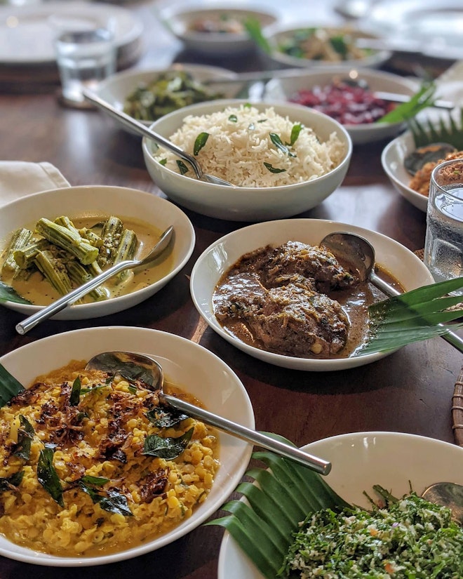 Sri Lankan Rice and Curry