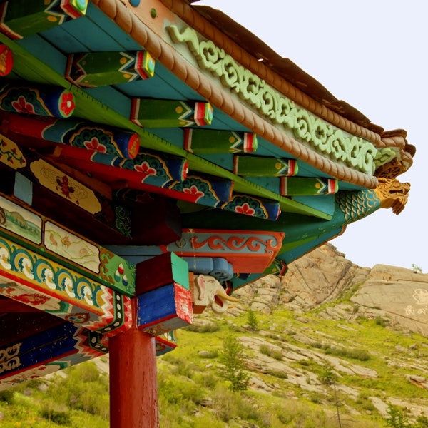 Buddhist Temple near Terelj Hotel