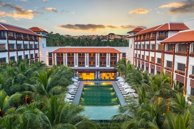 Outside View with Central Pool