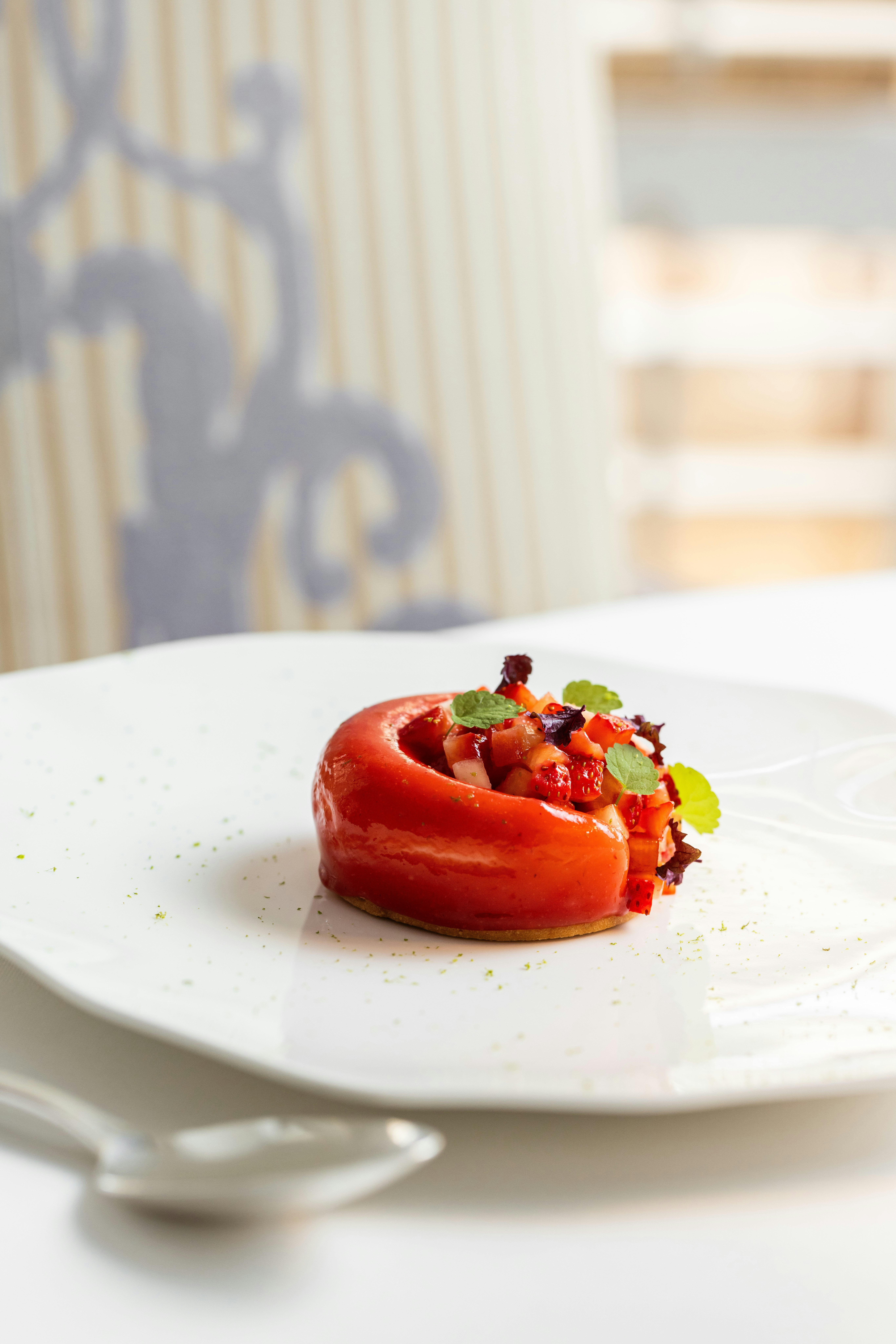 Strawberry, kaffir lime, Szechuan pepper