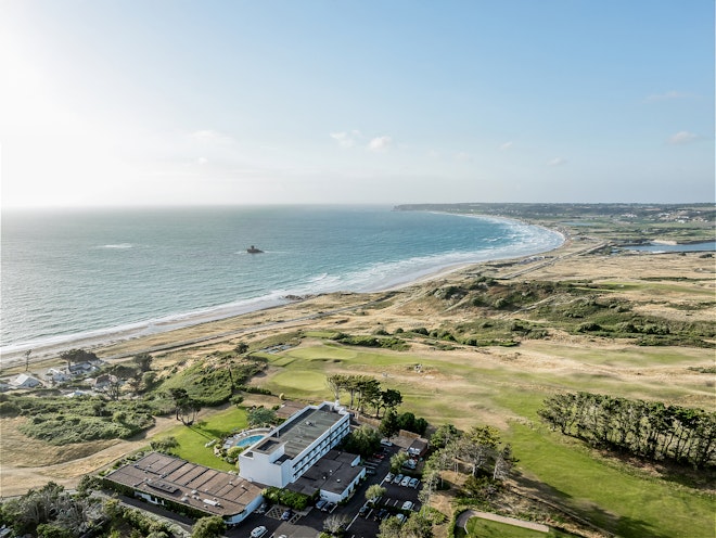 St Ouen's Bay Aerial Shot