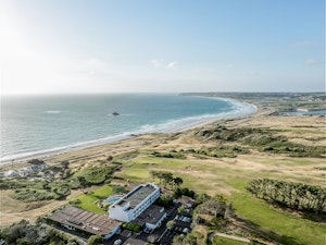St Ouen's Bay Aerial Shot