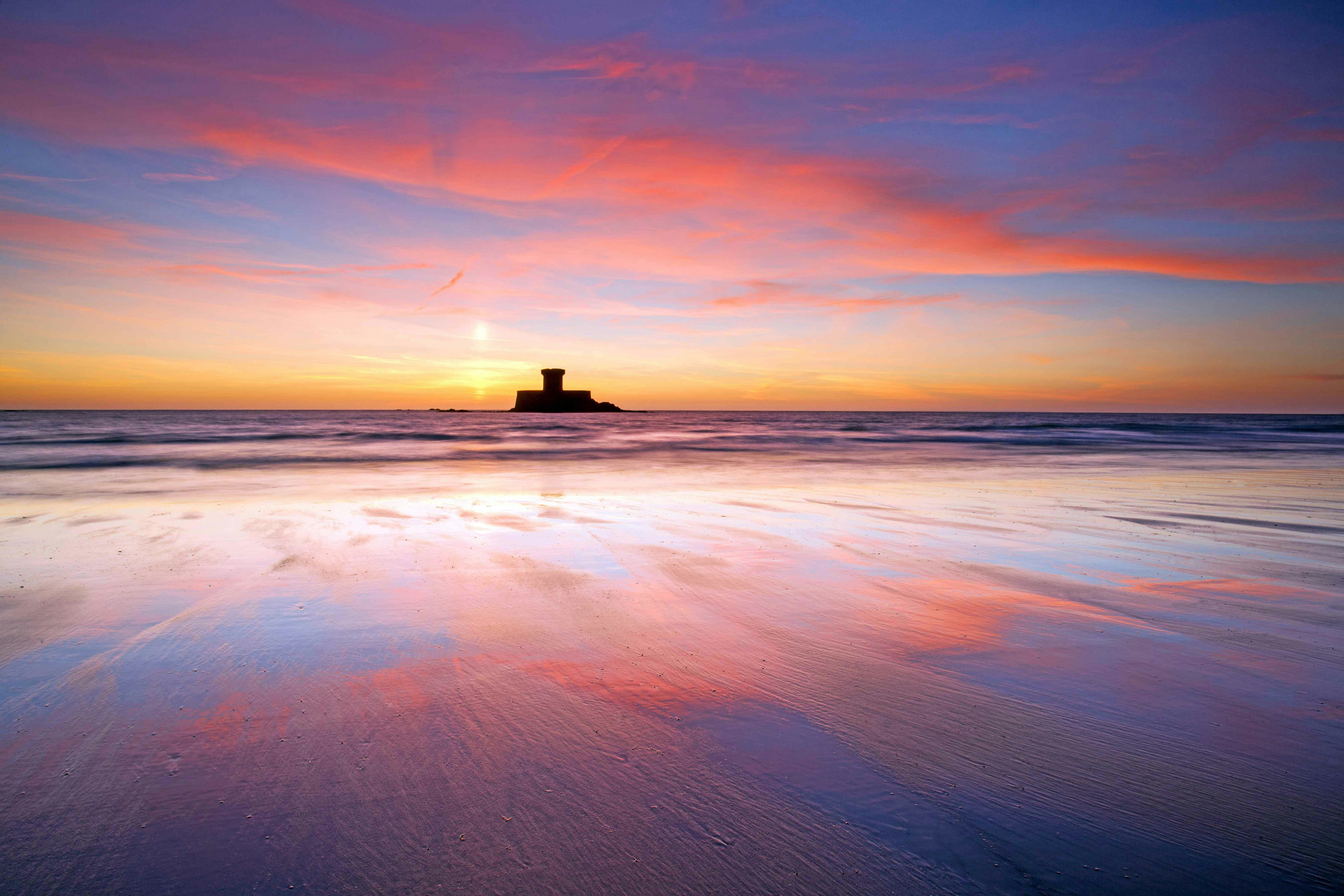St Ouen's Bay sunset