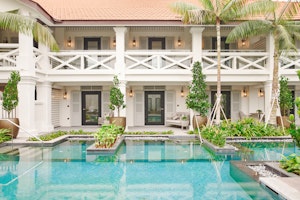 Pool Access Patio