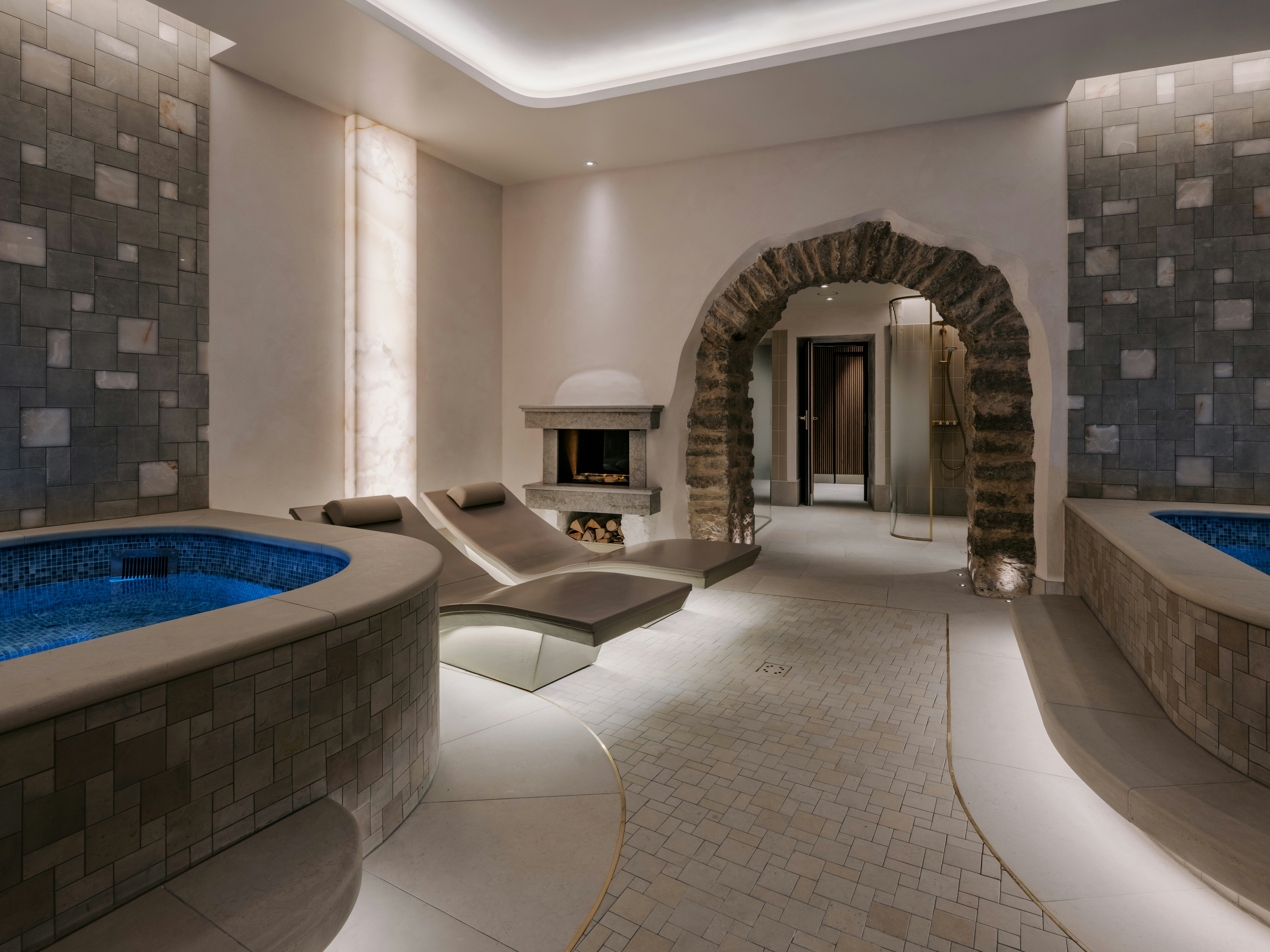 The Burman Spa Fireplace