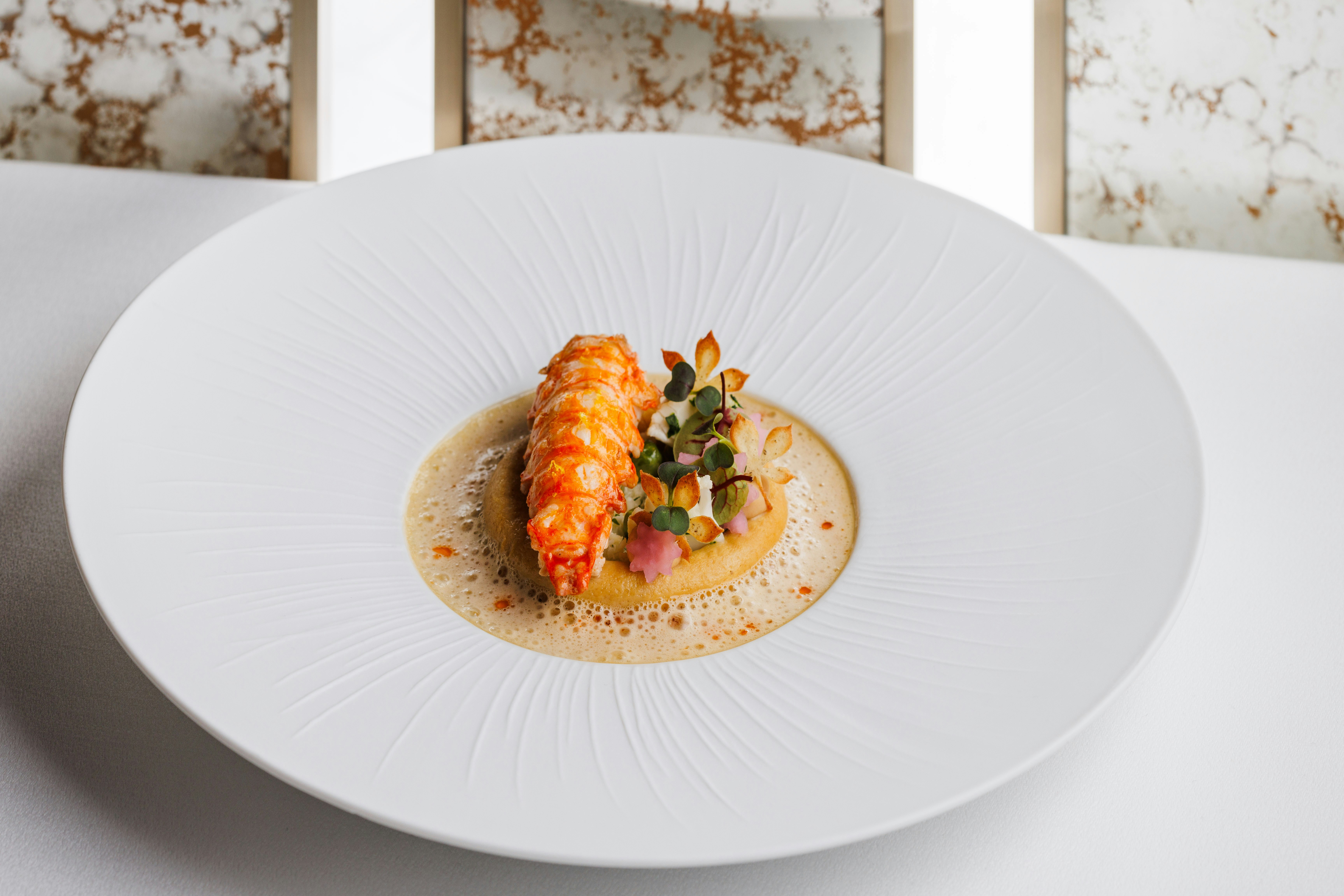 Tasting Menu At Restaurant Ecrin