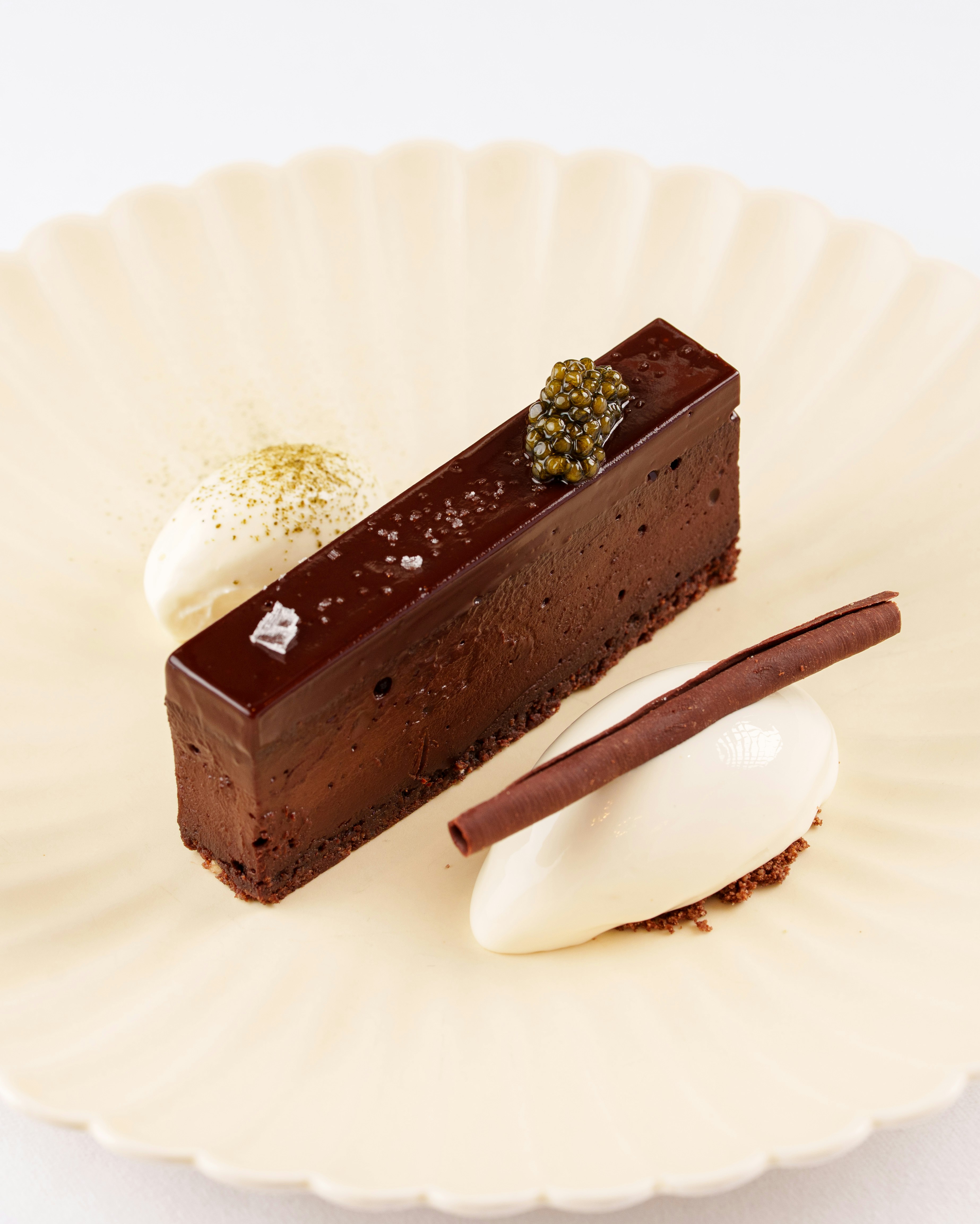 Chocolate Tart Creme Fraiche Olive Oil