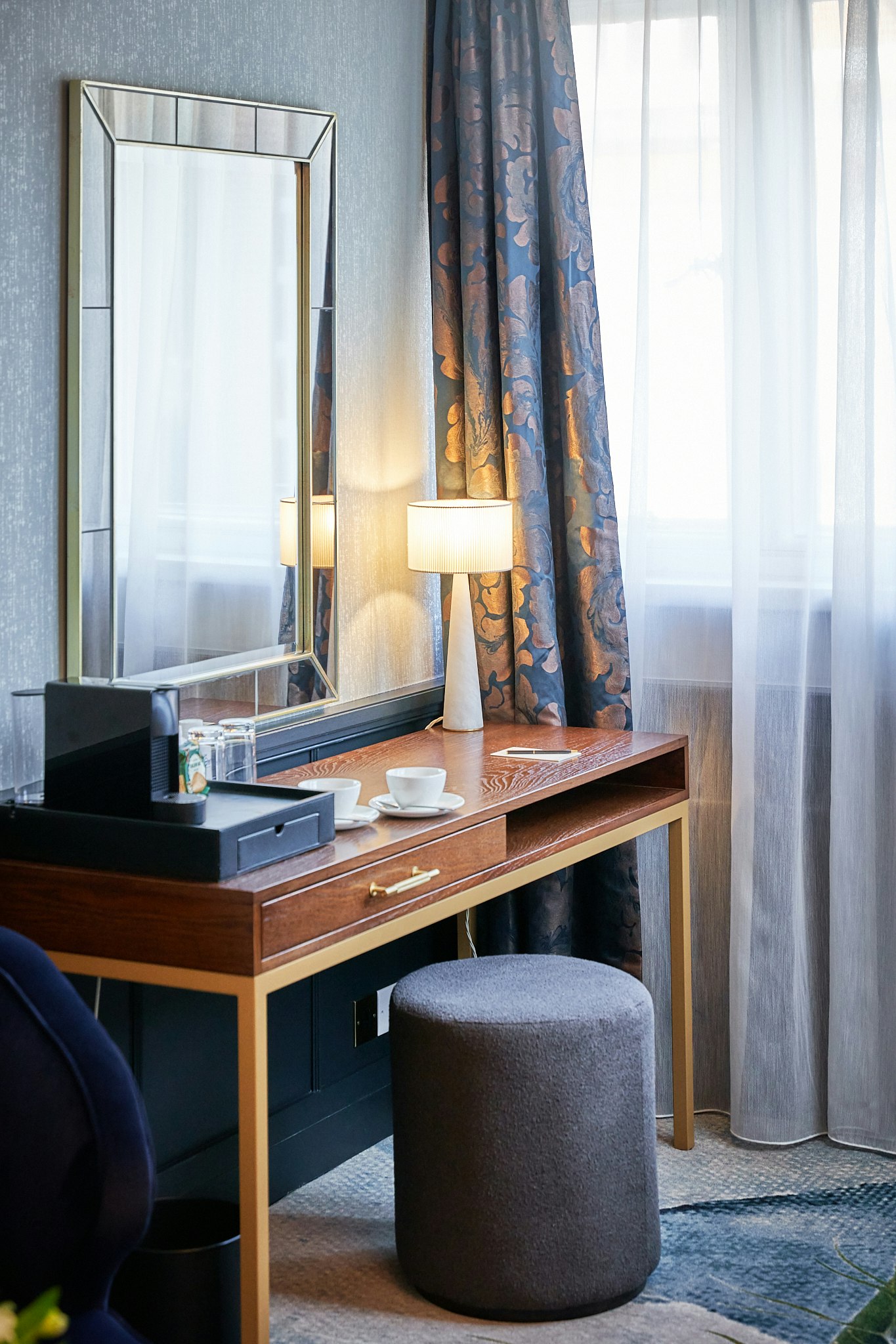 Desk And Make Up Area