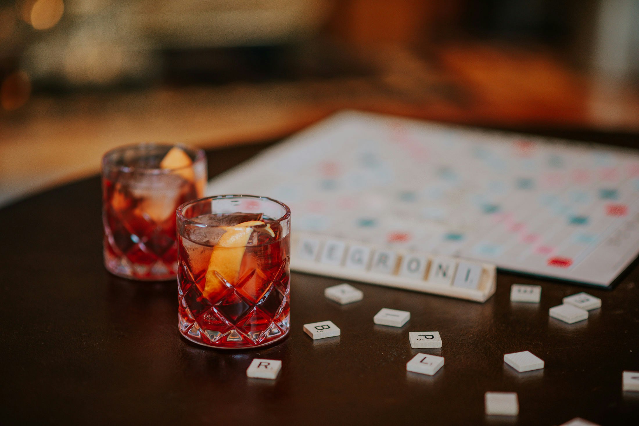 Negronis in the Front Parlour