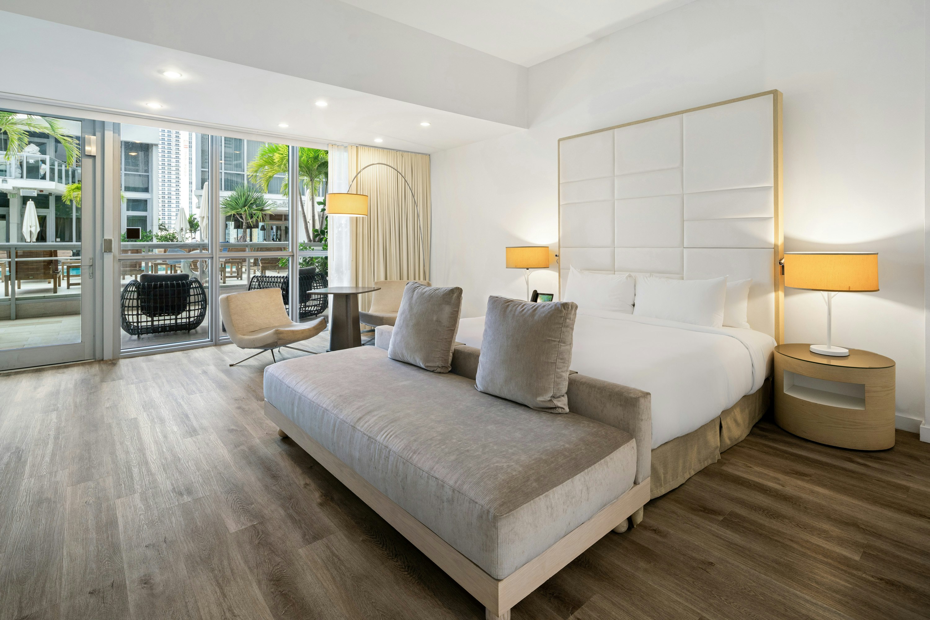 Pool View King with Terrace - Bedroom