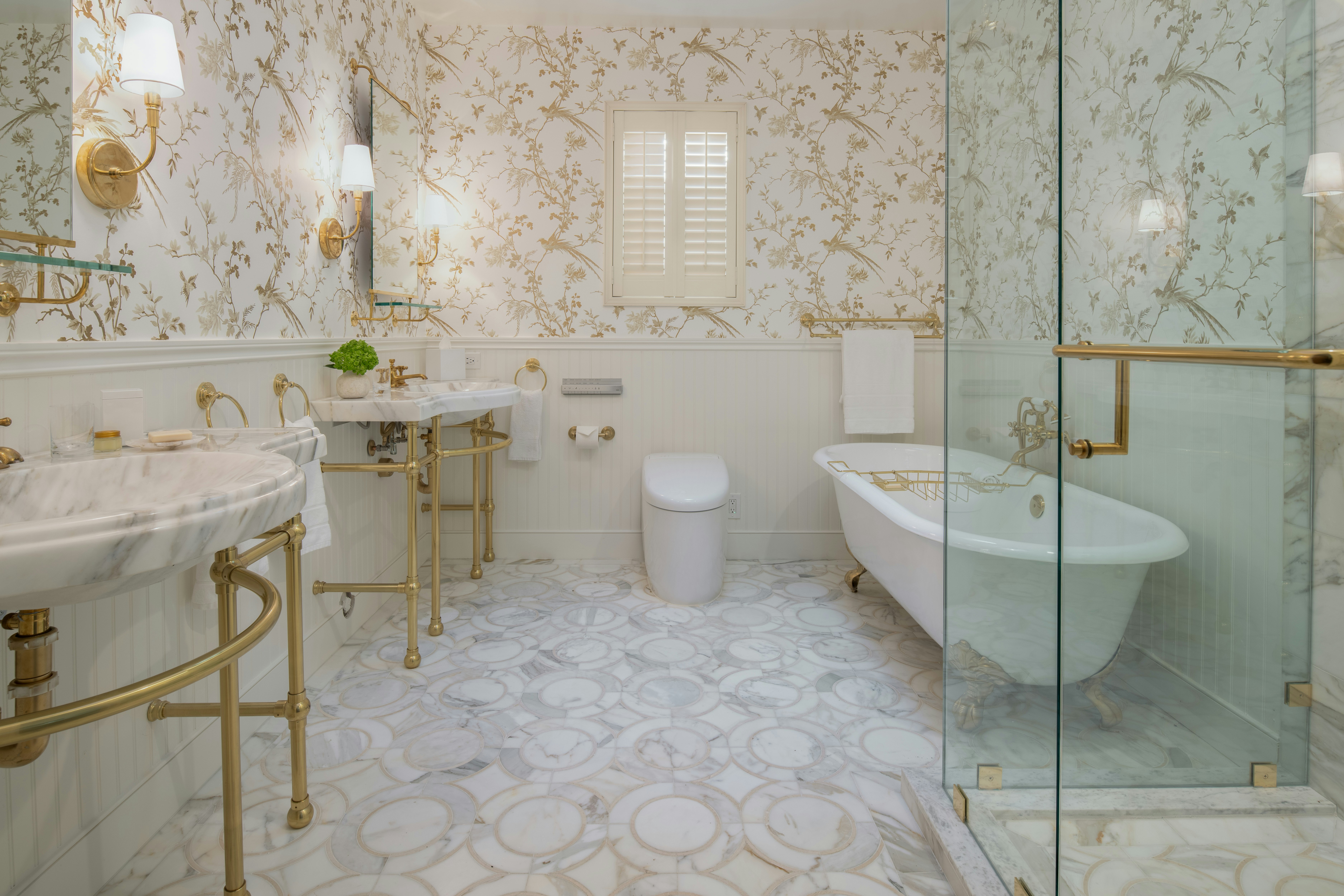 Fireplace Bungalow Double Queen - Bathroom