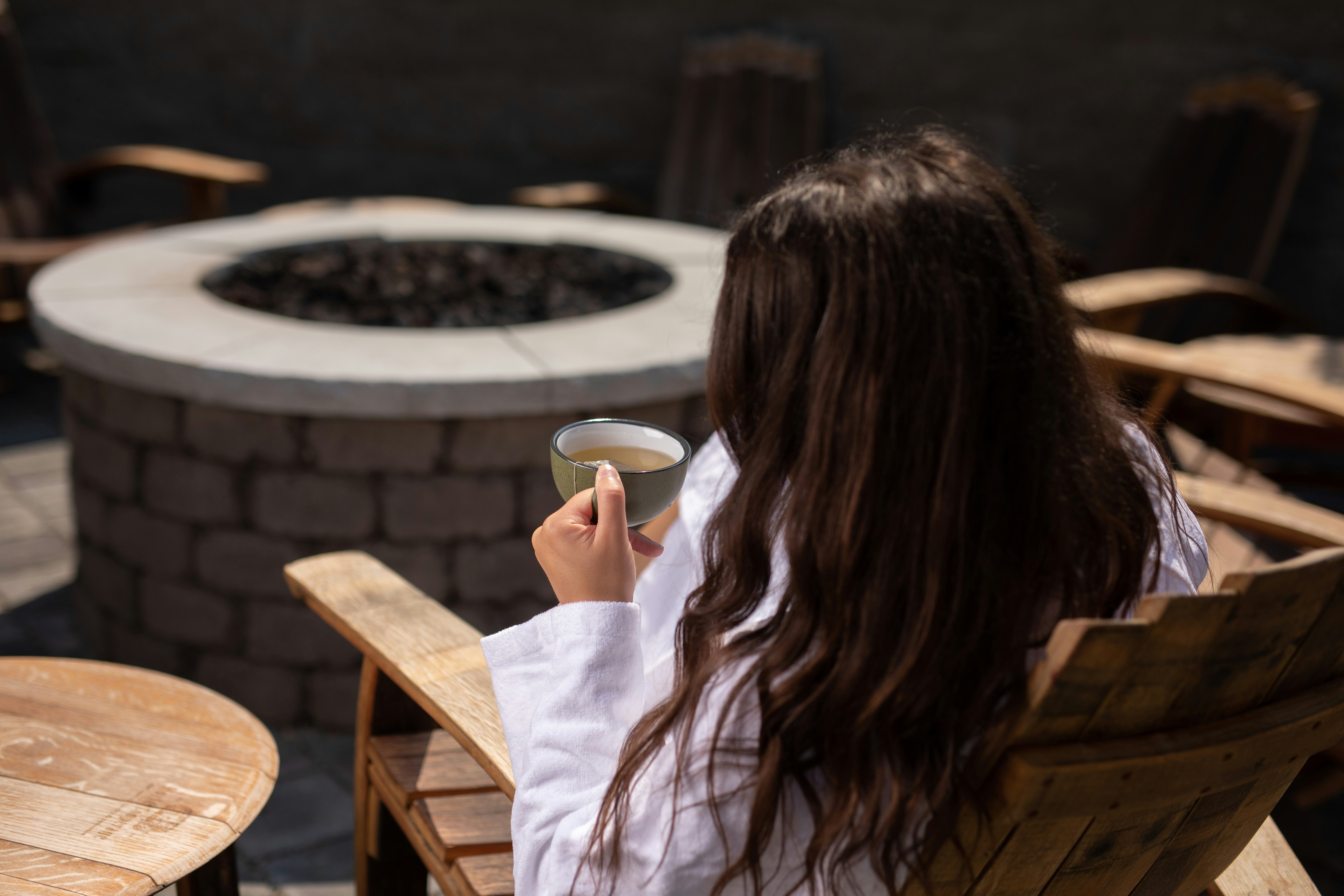 Vita Nova Spa Patio Fireplace