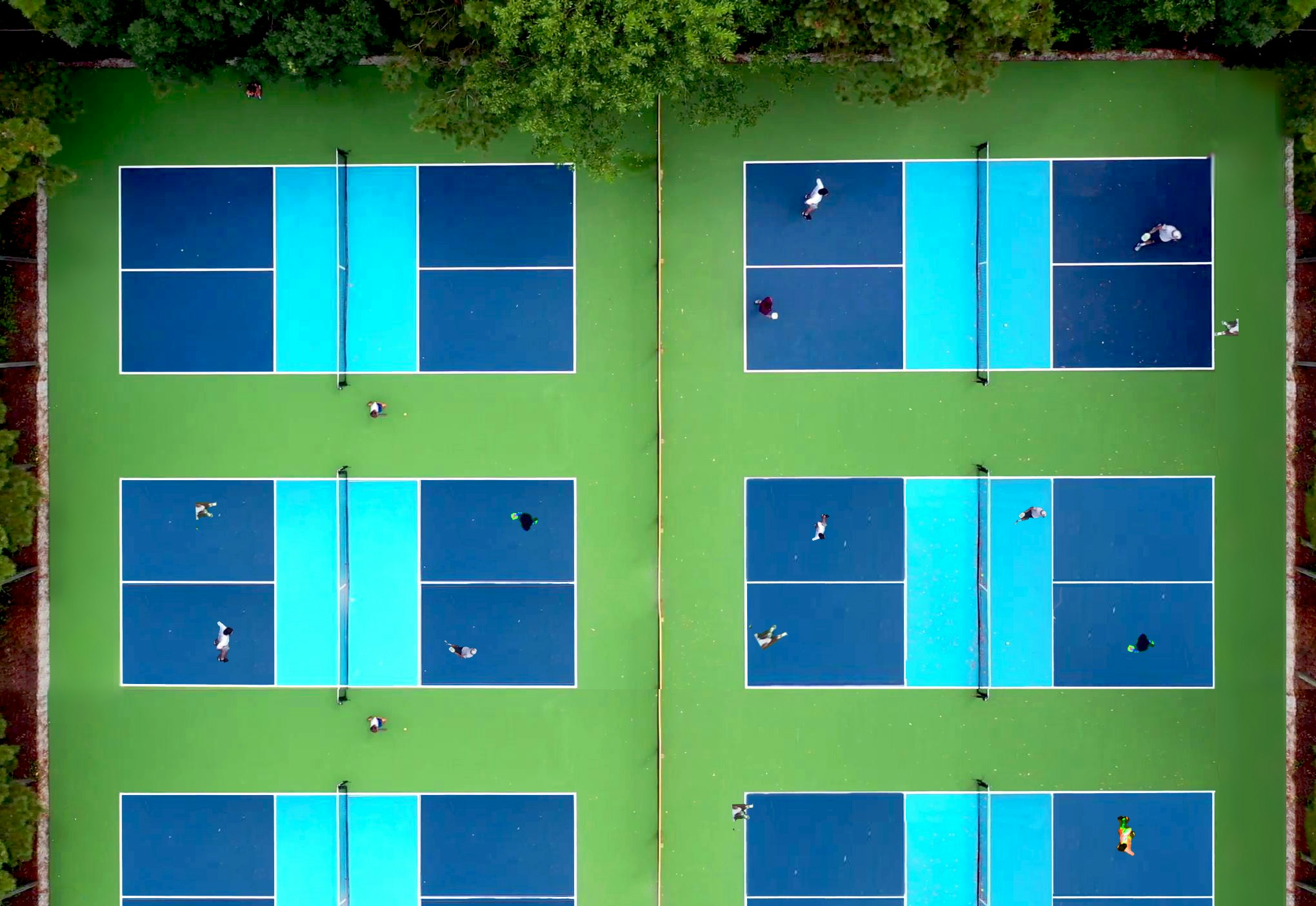 Pickleball Aerial