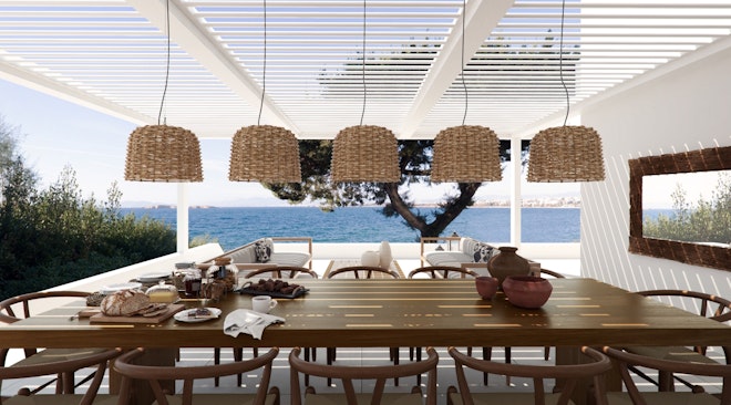 The Villa - Outdoor Dining Area