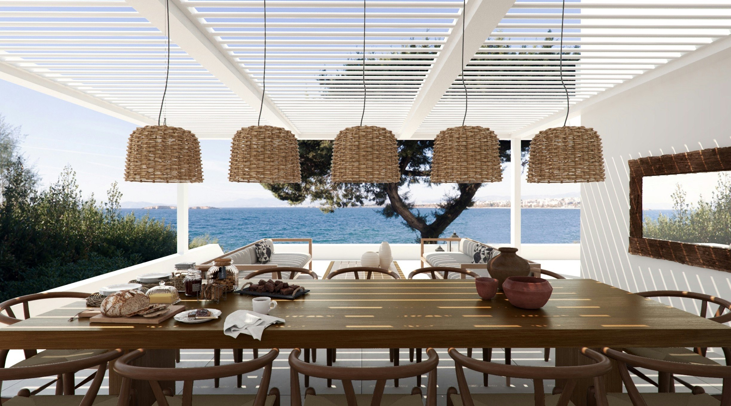 The Villa - Outdoor Dining Area