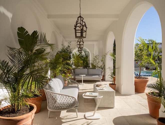 Pool Courtyard