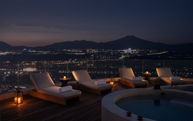 Panoramic Hot Spring Family Suite - Lounge