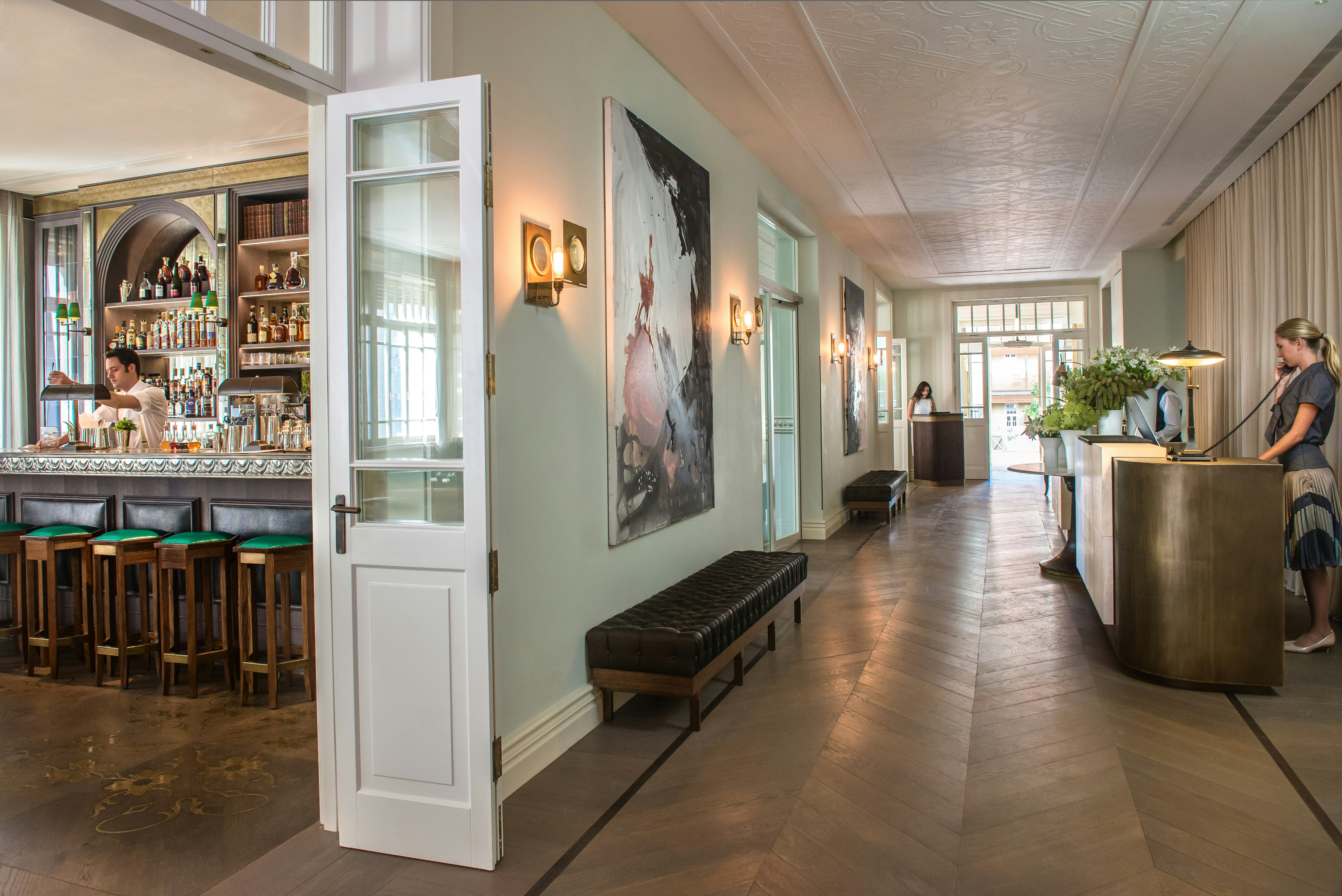 Reception and Library Bar