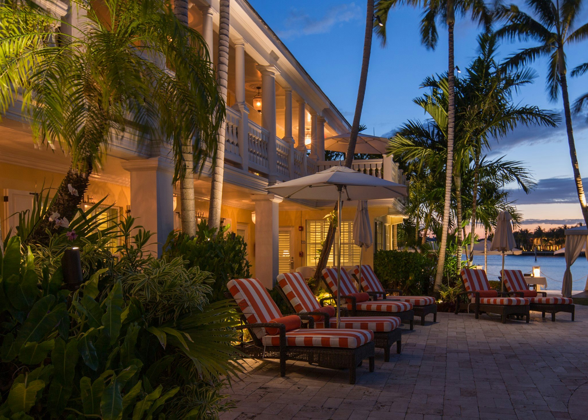 Evening Patio Set Up